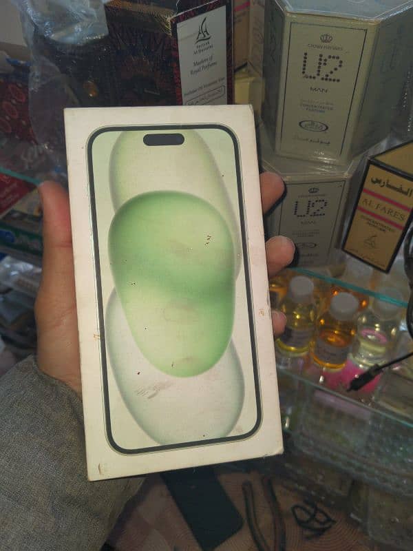 i phone 15 plus green color condition 9/10 3