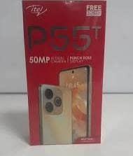 Itel p55 8/128 New box pack 12 month oficial warranty