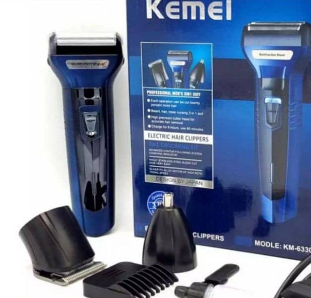 kemei 3 in 1 trimmer for boys and men 2