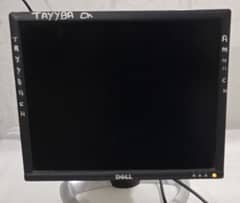 Dell 18 Inch LCD in Used with Average Condition. Good for PC Use