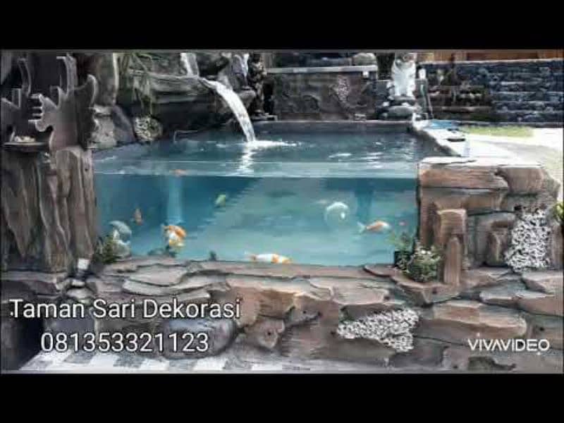 Waterfal - Fountain - Swimg Pool - Pond - Fish Aquarium (0333-5556007) 3