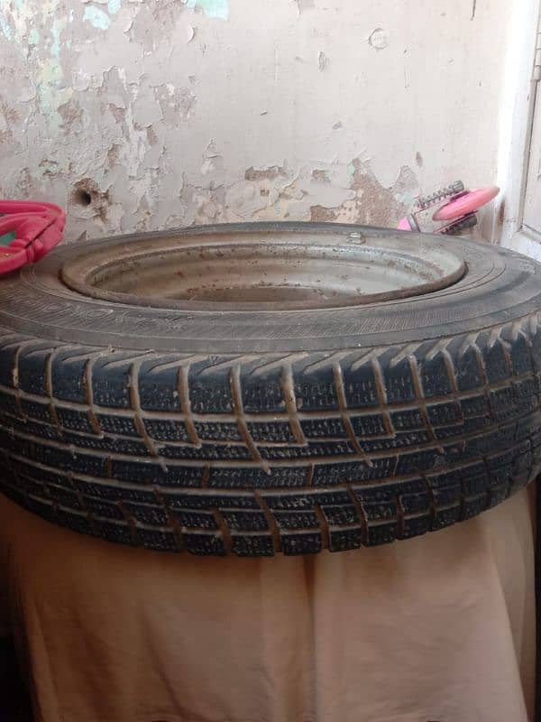 Yokohama Tyre with Rim 4