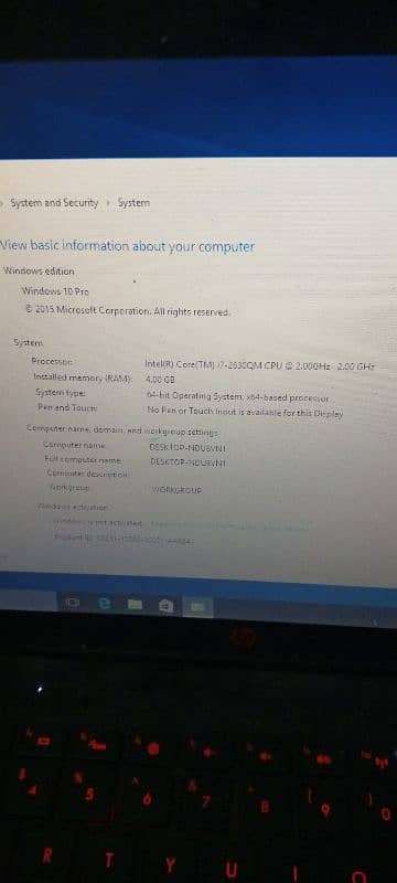 HP beats audio core I 7  laptop 1