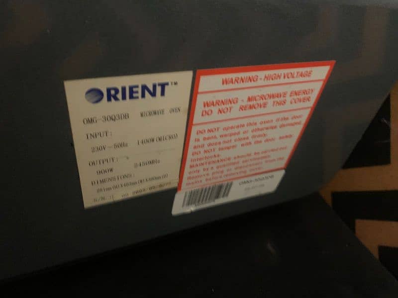 orient microwave home used 0