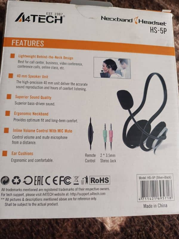 Neckband Headset/ Headphones 1