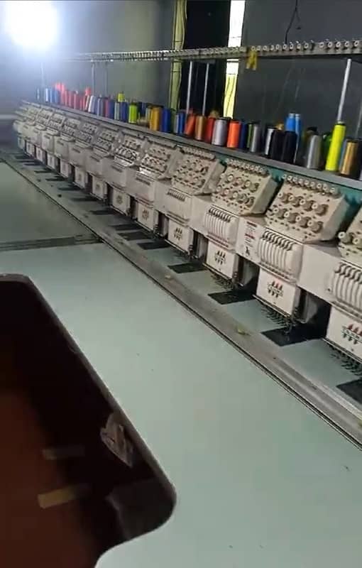 Tajima industrial embroidery machine 3