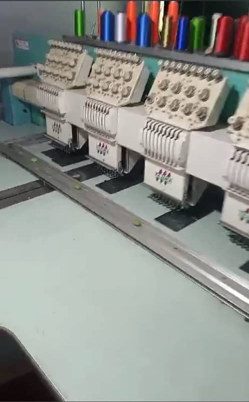 Tajima industrial embroidery machine 4