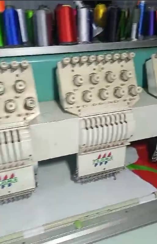 Tajima industrial embroidery machine 5