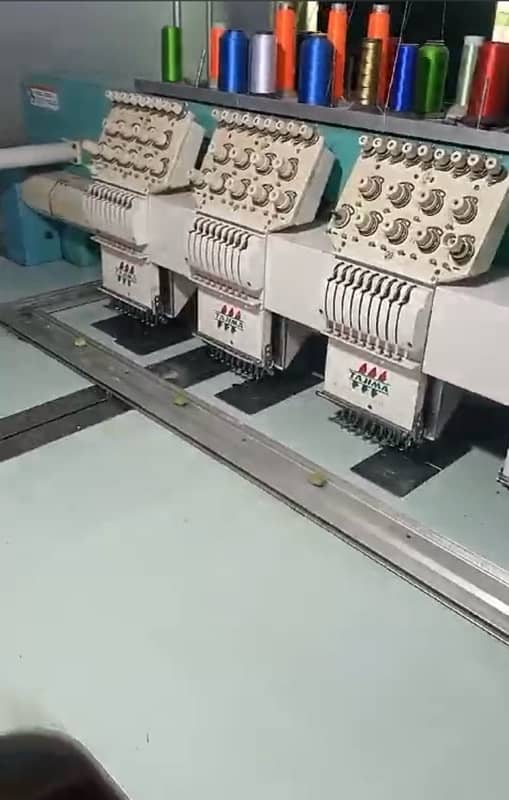 Tajima industrial embroidery machine 7