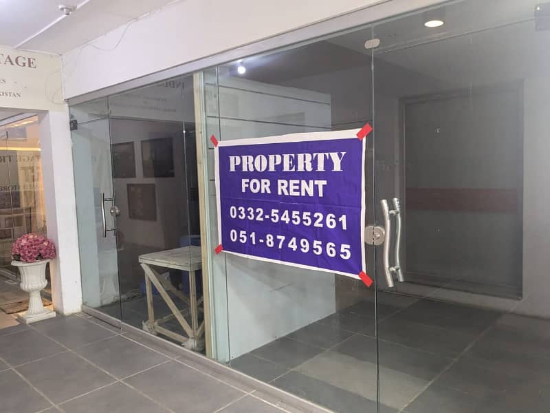 300 Sq Ft Lower Ground Shop Available For Rent At Ideal Location Of F-7 Markaz Islamabad 7