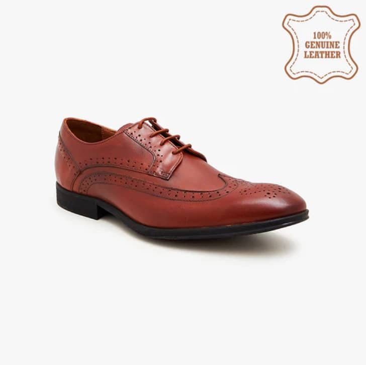 Oxford Brogue Shoes NDURE BATA Size 43/9 2