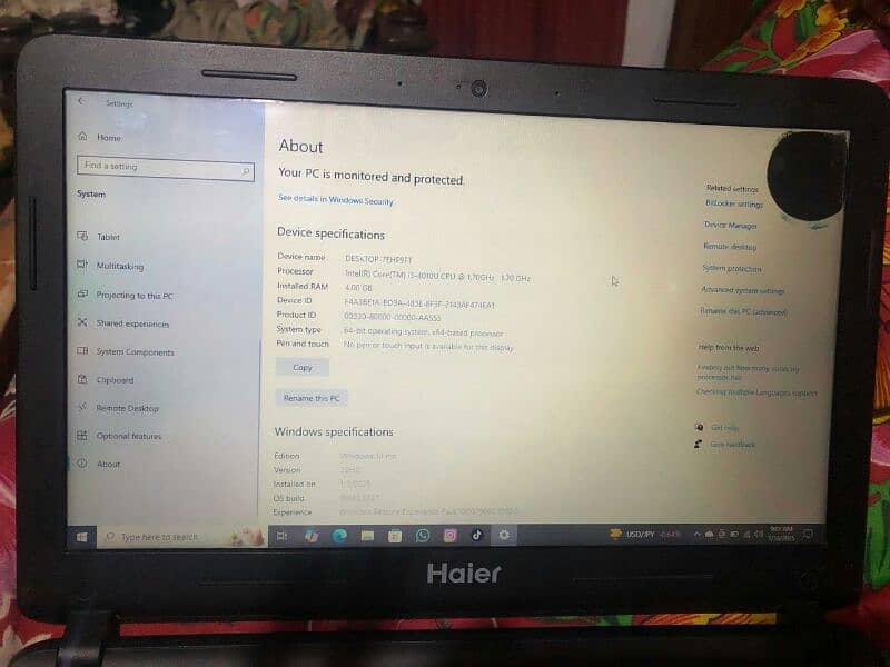 i3 4th jeneration laptop 4gb rame 500 gb hard disc 1