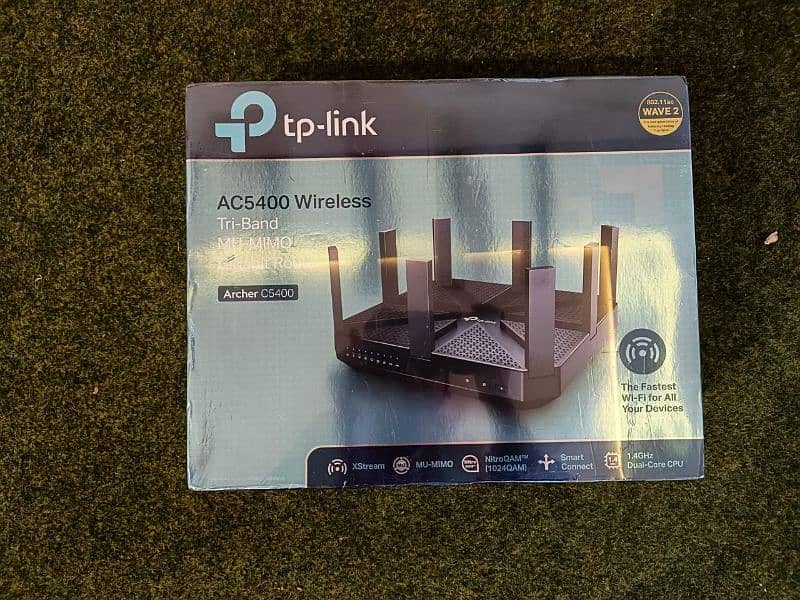 TP-link AC5400 Wireless Tri-Band MU-MIMO Gigabit Router 0