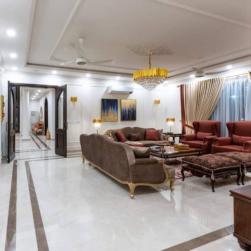 02 Kanal Most Elegant Slightly Used Luxury Spanish Design Bungalow full Basement/ furnished For Sale At Prime Location Of Dha Lahore 9