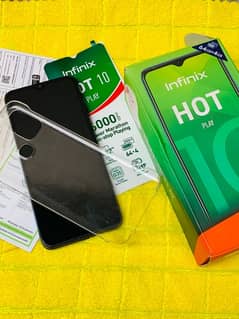 infinix hot 10 play 4gb 64gb official pta approved