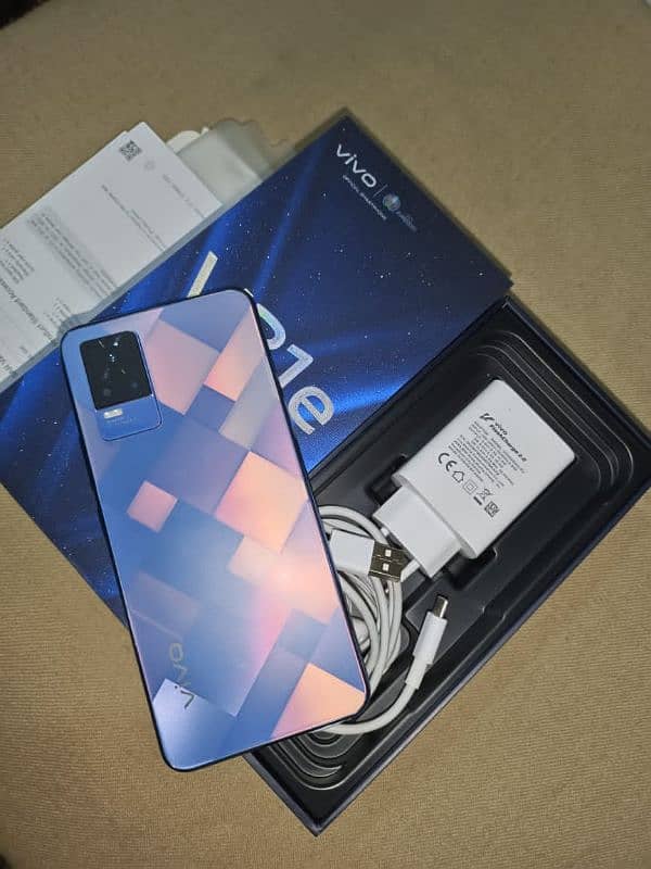 vivo v21e 8 GB ram 128 GB memory full box 0310/400/75/14 0