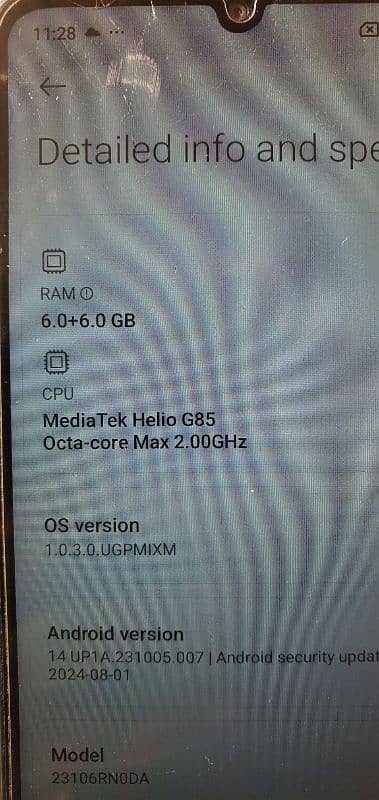 Xiomi redmi 13c NoN PTA 6+6 RAM 128 ROM 5