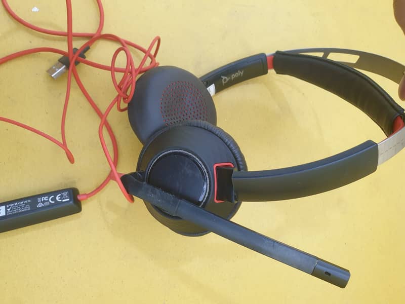 Plantronics C5220 Redwire double side USB Noise Cancelation Headphone 12