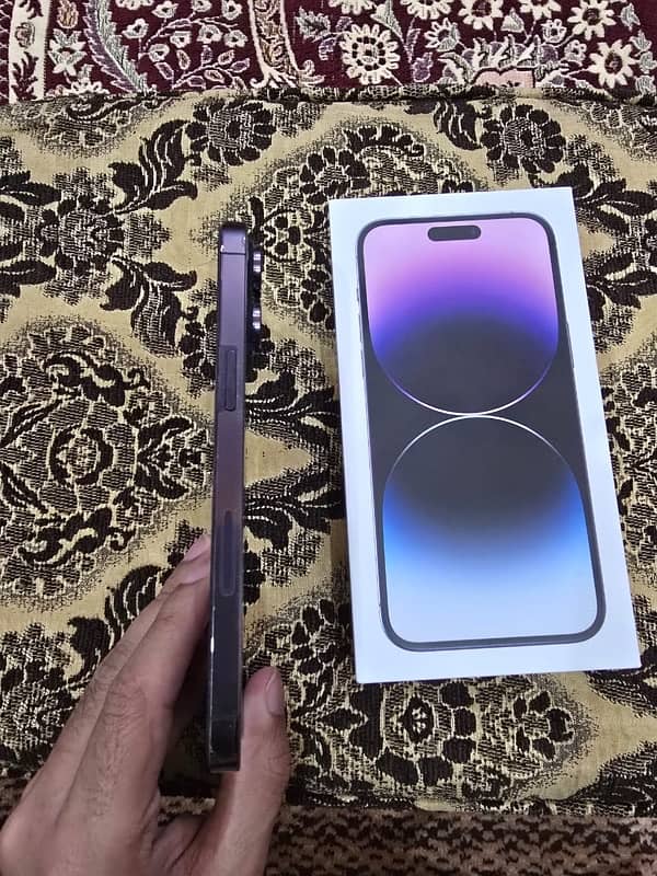 iPhone 14 Pro Max 128gb LLa model dual eSIM deep purple 1