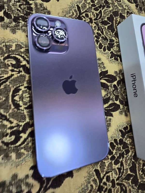 iPhone 14 Pro Max 128gb LLa model dual eSIM deep purple 7