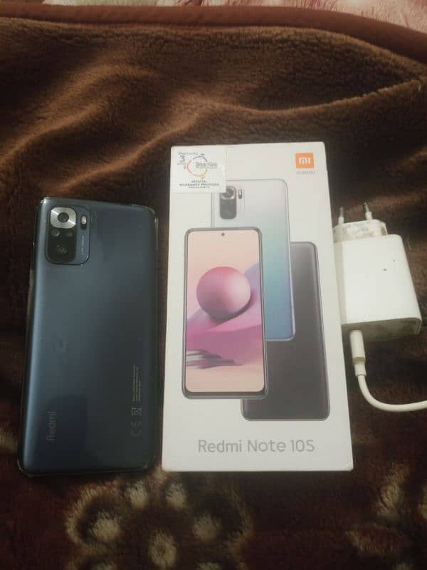 redme note 10s 8GB Ram 128GB Room complet Box 0