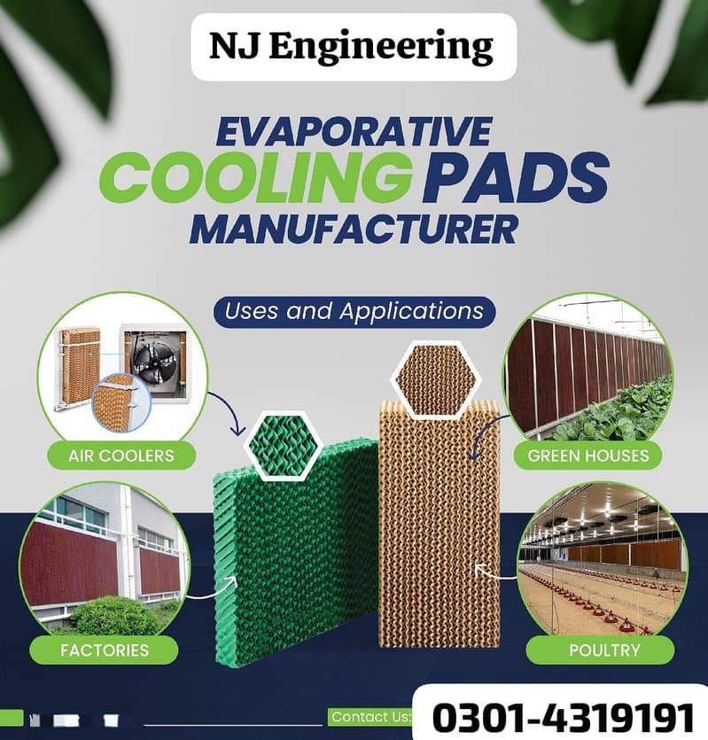 Evaporative Air Cooling Pads / poultry cooling pads 0