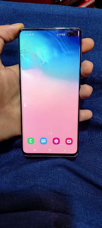 Samsung S10 plus 6Gb 128Gb Dual Sim Pta ha 9