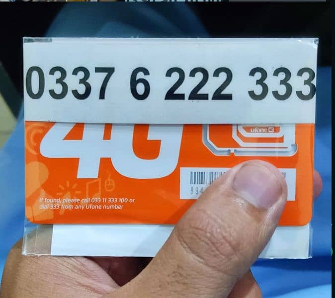 Ufone Golden Numbers for sale 3