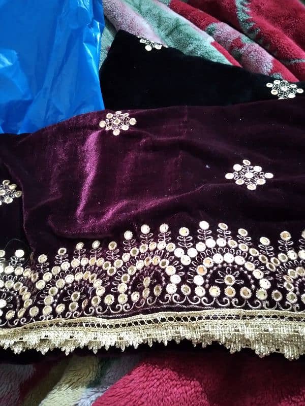 New velvet shawl for sale reasonable price 8