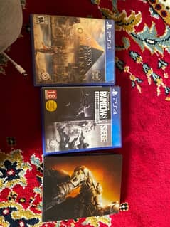 cod 3 steel and rainbow siege and Assain creed origan