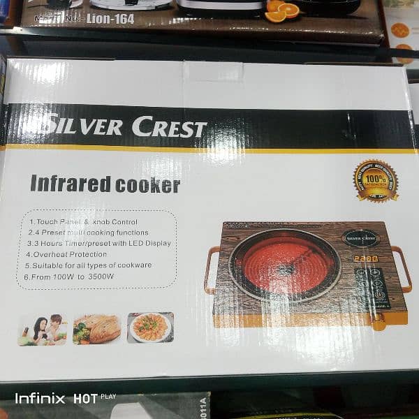 infrared Hot plate  silver Crist Best qolity no1 0