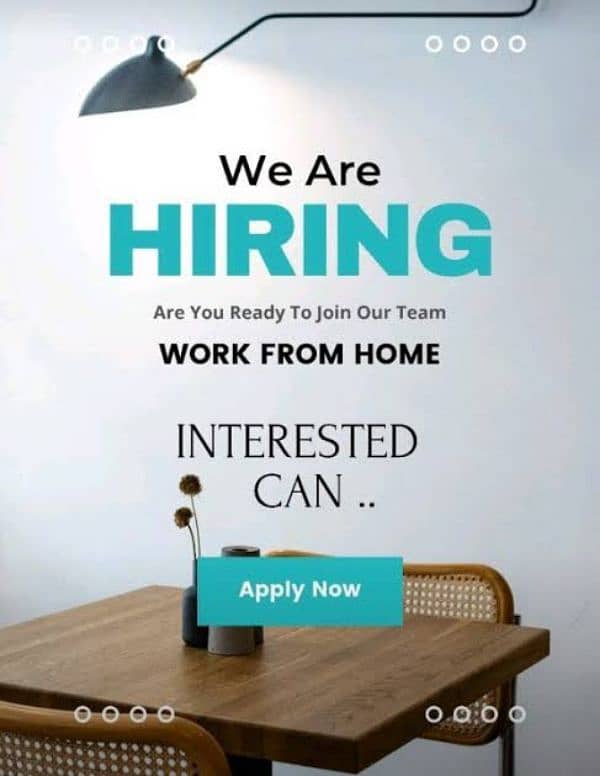 work from home available no investment no charges 0