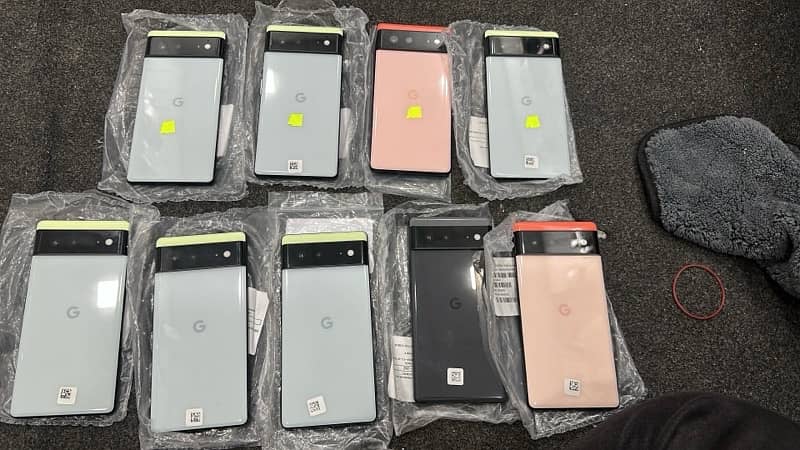 Google Pixel 6 128G  256Gb Dual Sim Approved Waterpack stock 0