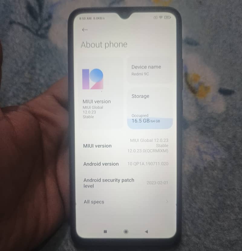 Redmi 9c black 3/64GB Good Condition 4