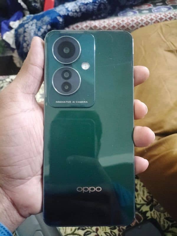 oppo Reno 11f 5g with warranty 8 mnt, box chrgr 1