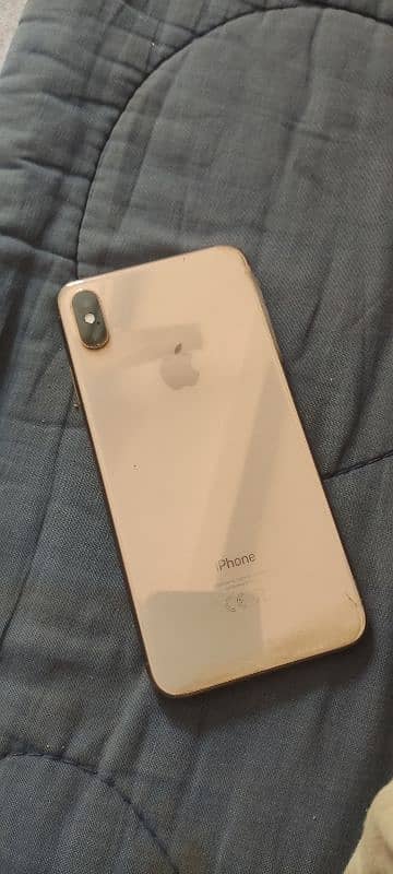 iphone XS max nonpta gold color 64GB 10/10 original penal face id ok 2