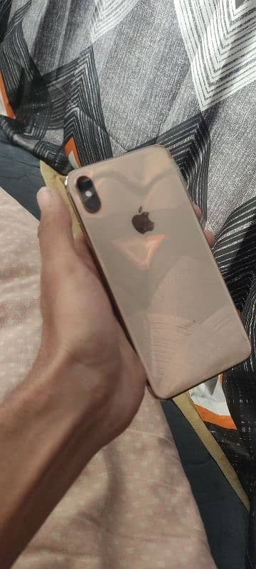 iphone XS max nonpta gold color 64GB 10/10 original penal face id ok 5