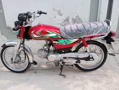 Honda CD70 model 22 Full Lush condition All Punjab number urgent sale