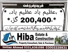 Required Required Azeemabad plot Sector 6A North south contact 0331,8381586