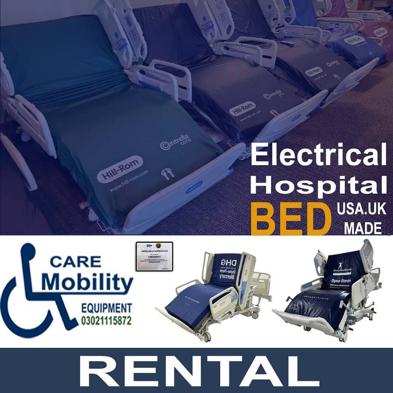 Hospital Bed Rental | Motorised Hospital Bed On Rent| BED FOR RENT 4