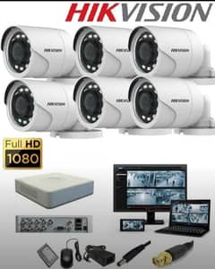 CCTV HIKVISION DAHUA 2 Camera 1080p 2 mp 4 channel dvr online security