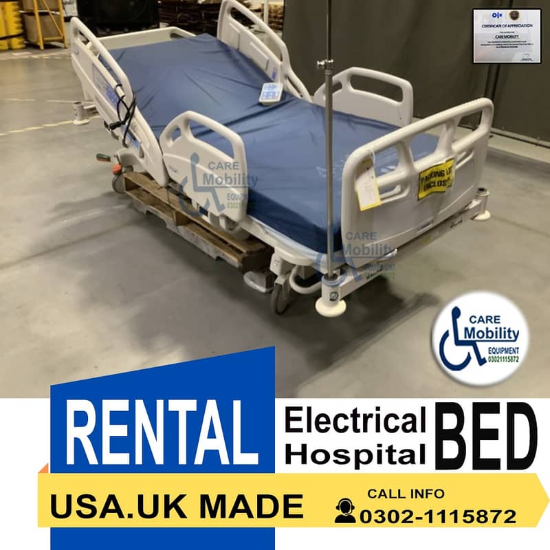 RENTAL Electric Hospital Beds /ICU bed on rent / Patient Bed on Rent 1