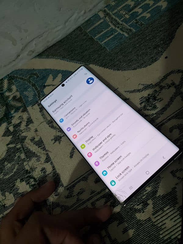 Samsung galaxy note 10plus 12 256 Osama camera results no fault Pta ok 0