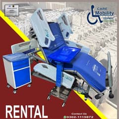 Hospital Bed On Rent / Medical Patient Bed ON RENT/ ICU BED FOR RENT