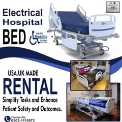 Hospital Bed On Rent in Lahore/ Electric  BED FOR RENT Patient Bed