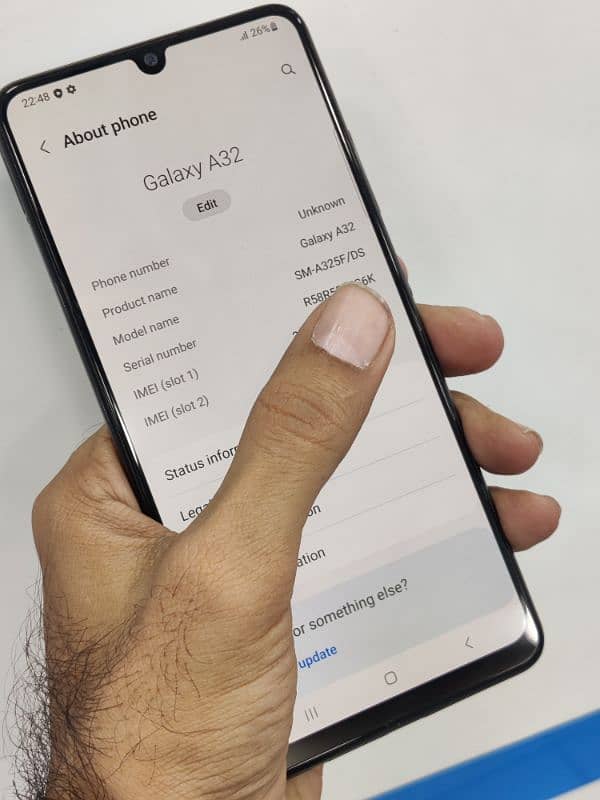 Samsung A32 6/128 Dual sim official PTA approved 2