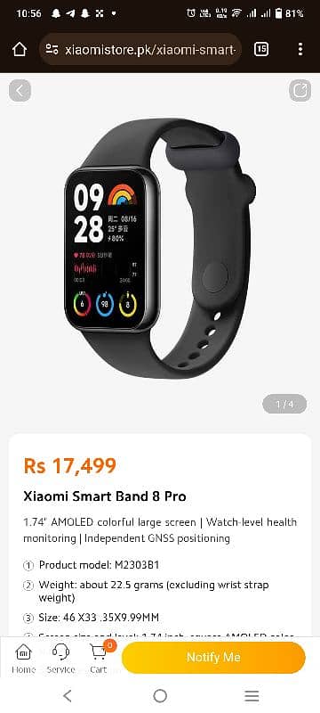 MI xiaomi smart band 8 pro. 3