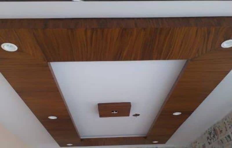 for ceiling chhat polish and wood polish and wall design 10 % of 2