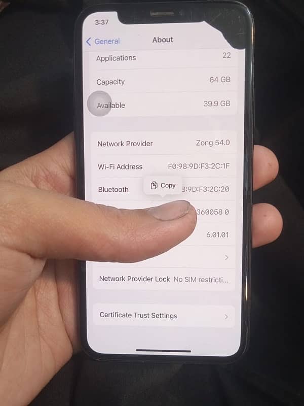 iPhone X non Pta Daud face ID fail hai all ok 10/8 GB64 factory unlock 5