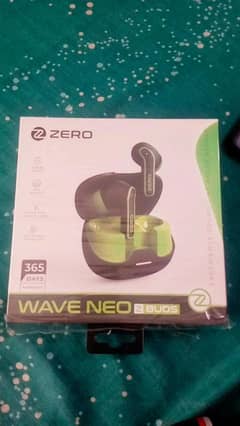 Zerowave earbuds with warranty card